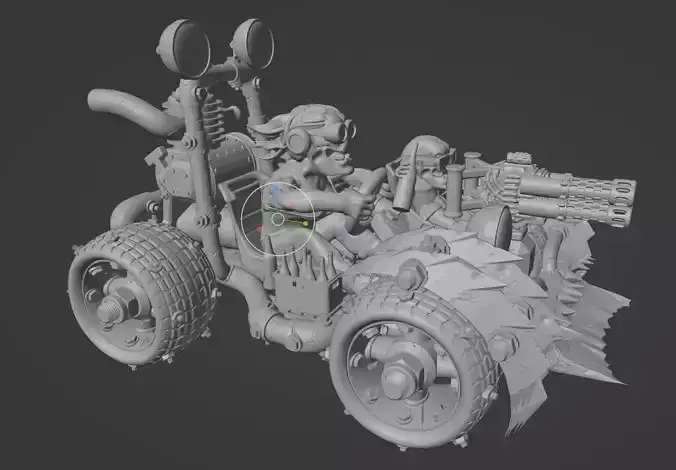 Road Rage RR-004 Mad max style 3D printable models