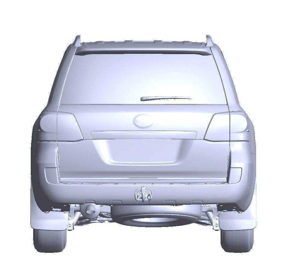 Toyota land Cruiser L200 3d scan model 3D model_3