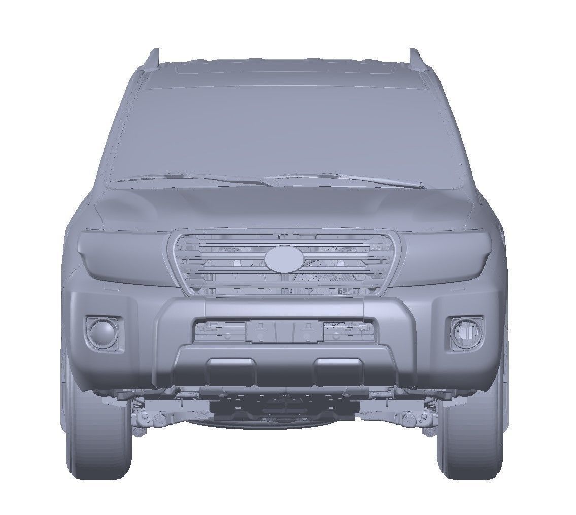 Toyota land Cruiser L200 3d scan model 3D model_0