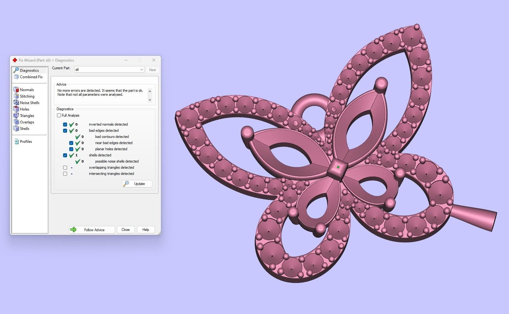 Butterfly Pendant Number 53 3D print model_8