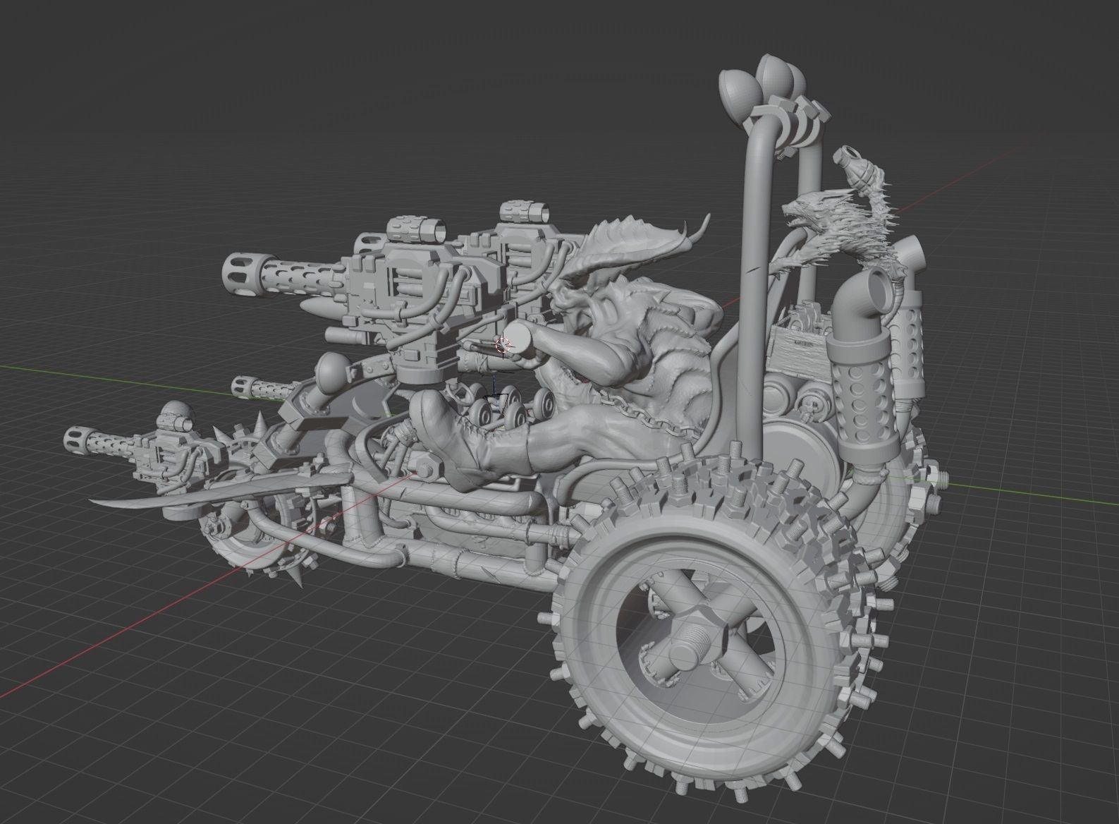 Road Rage RR-001 Mad Max style 3D printable models 3D print model_5