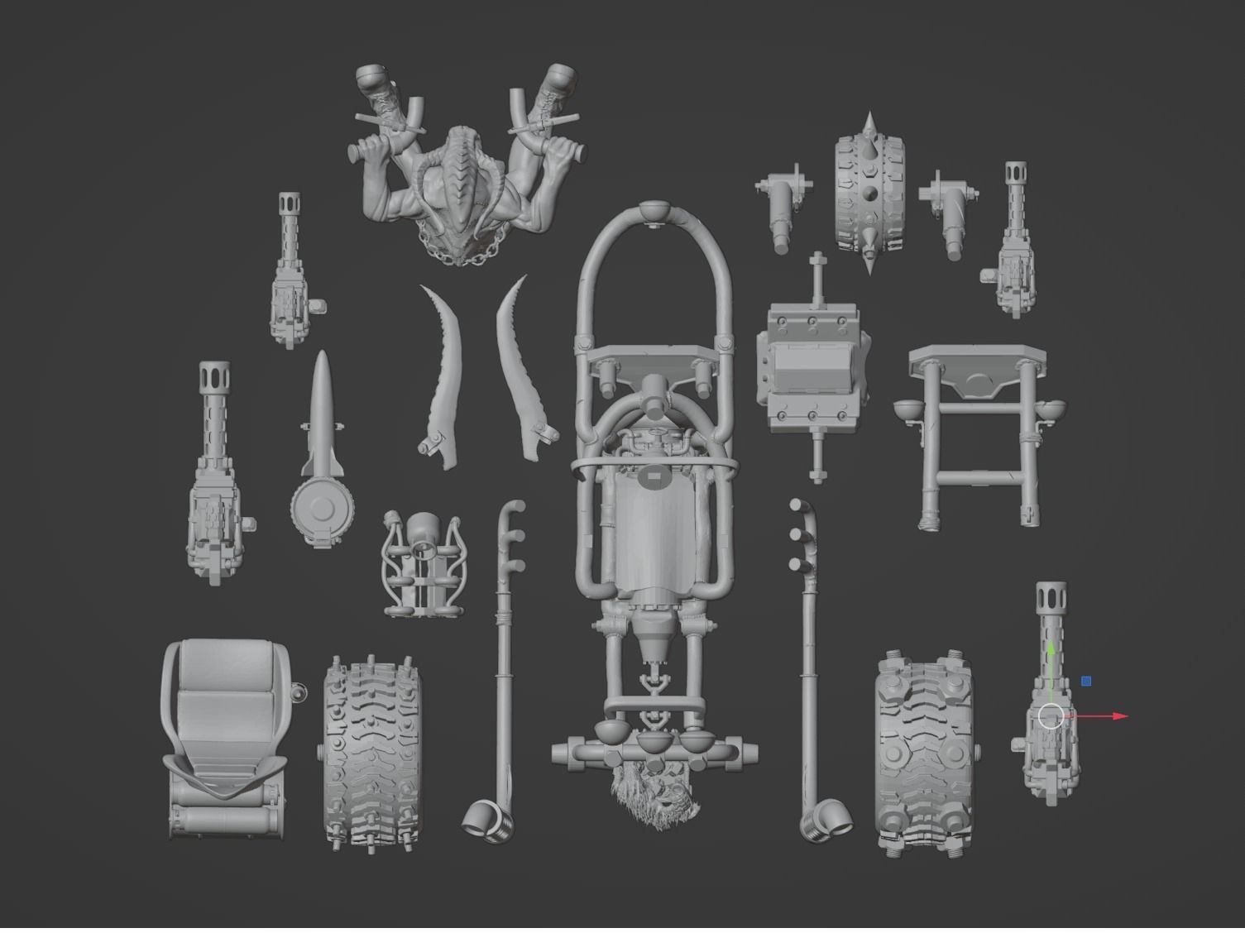 Road Rage RR-001 Mad Max style 3D printable models 3D print model_6