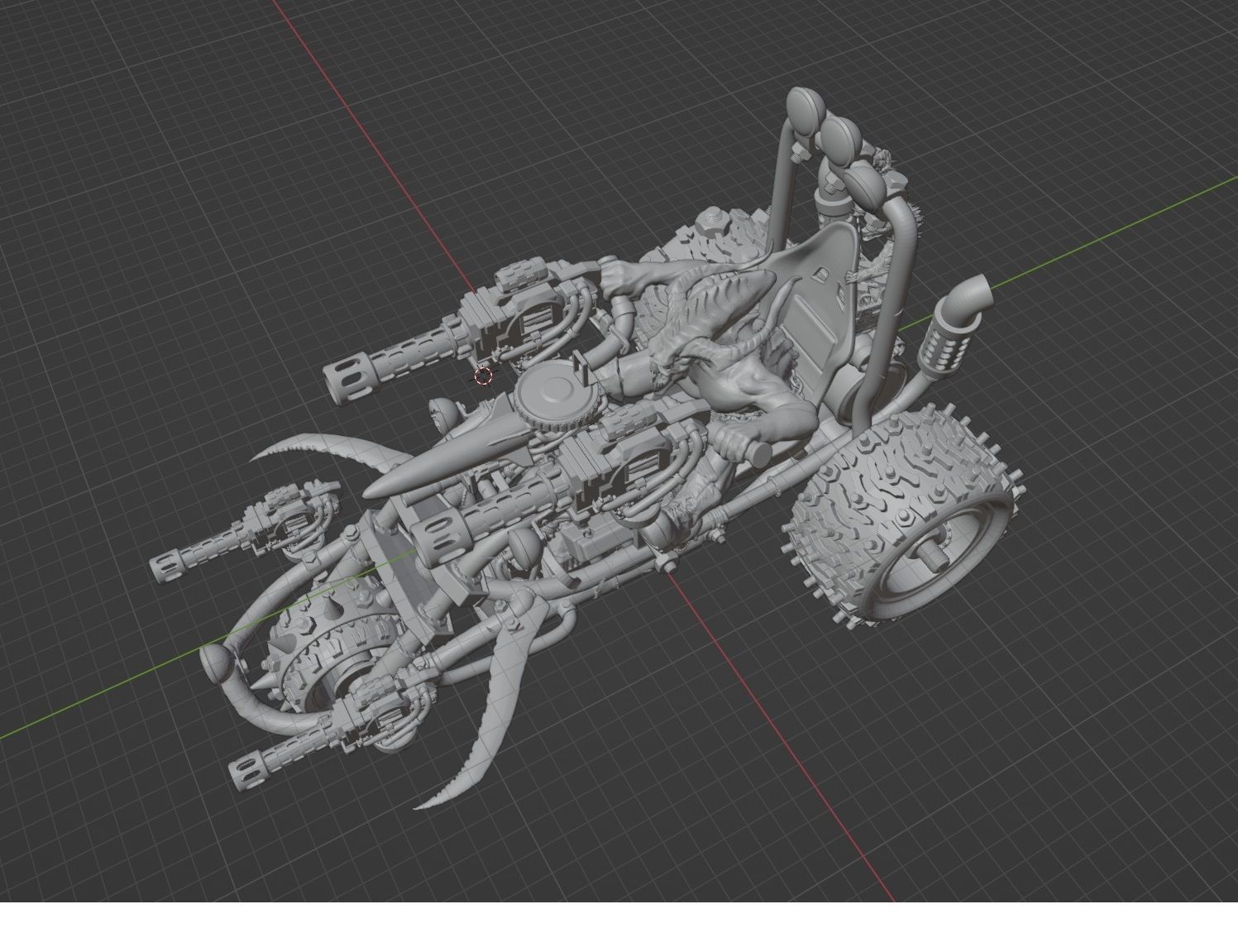 Road Rage RR-001 Mad Max style 3D printable models 3D print model_7