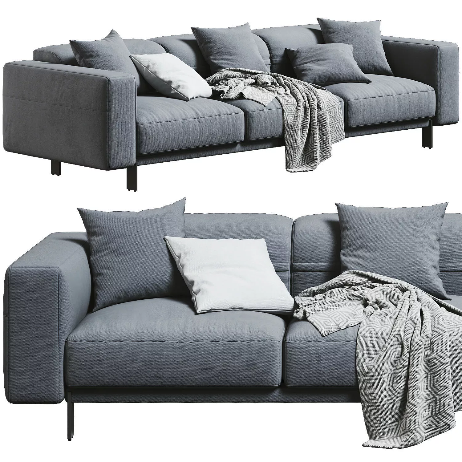 Ditre Italia Bepop Sofa 3 Seats 3D model