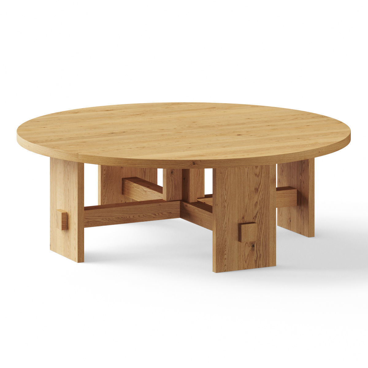 Lulu and Georgia Campos Oval Coffee Table 3D model_2