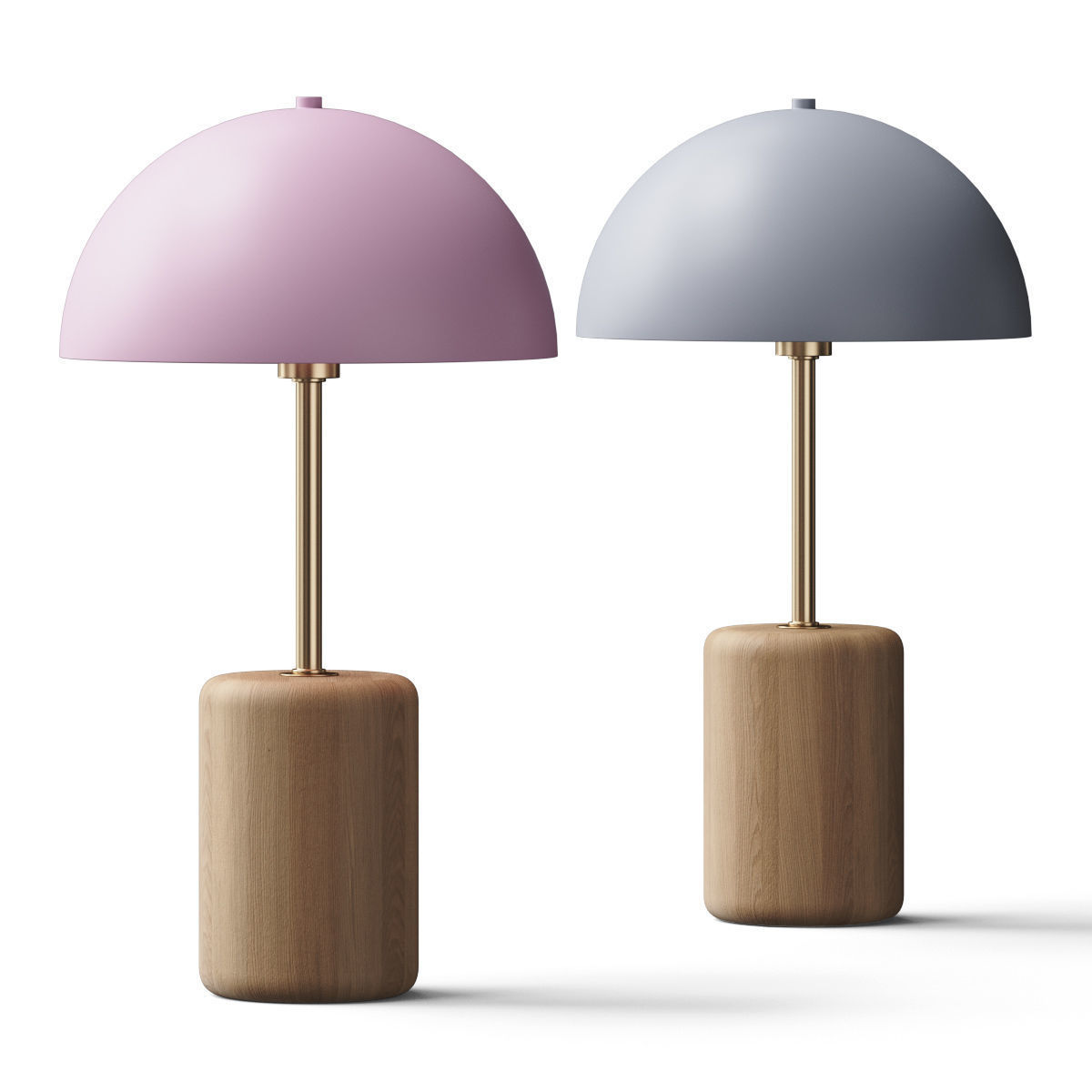 Urban Mood Macaron Scandinavian Table Lamp 3D model_2