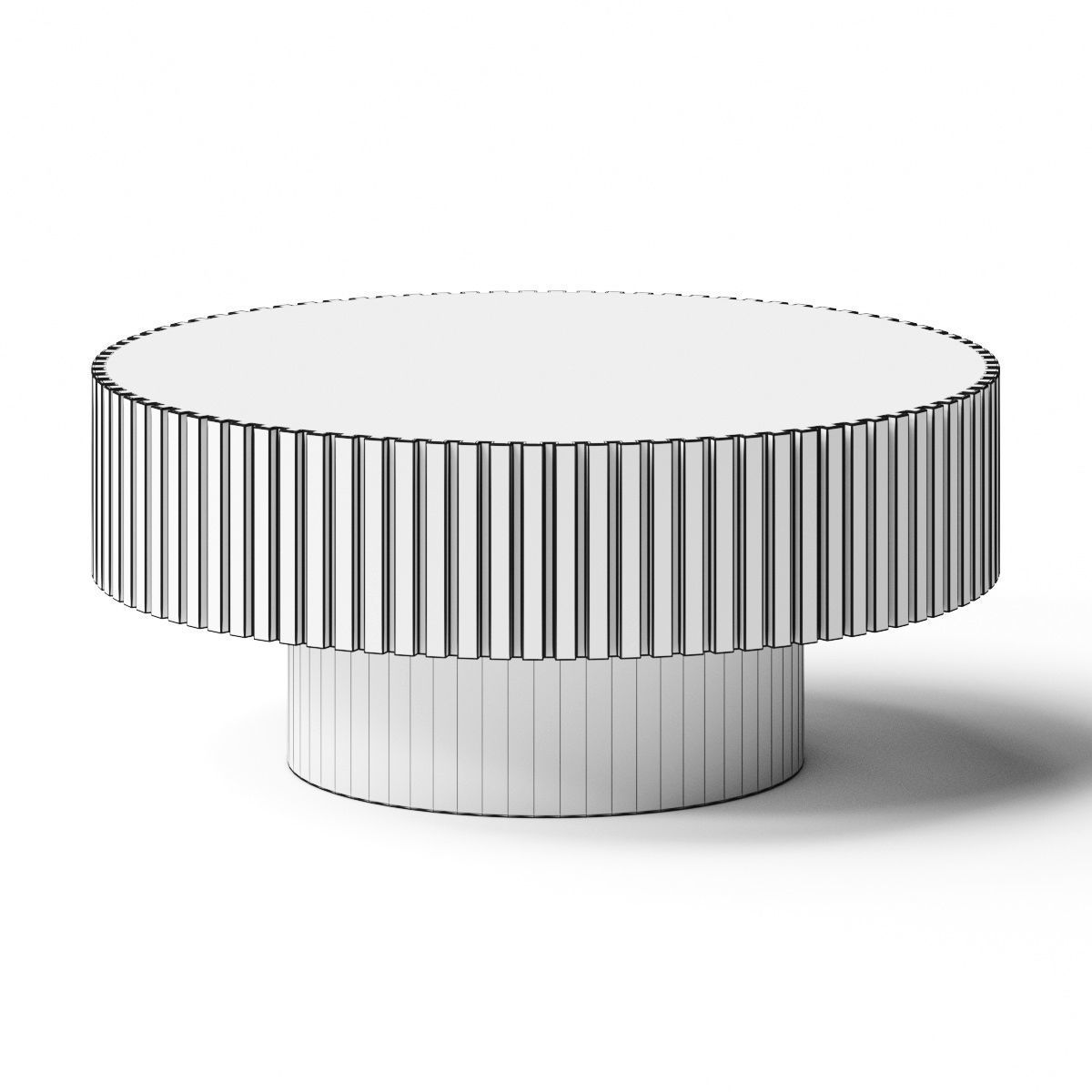 Ansel Single Coffee Table by Ivy Bronx Coffee Table  3D model_3