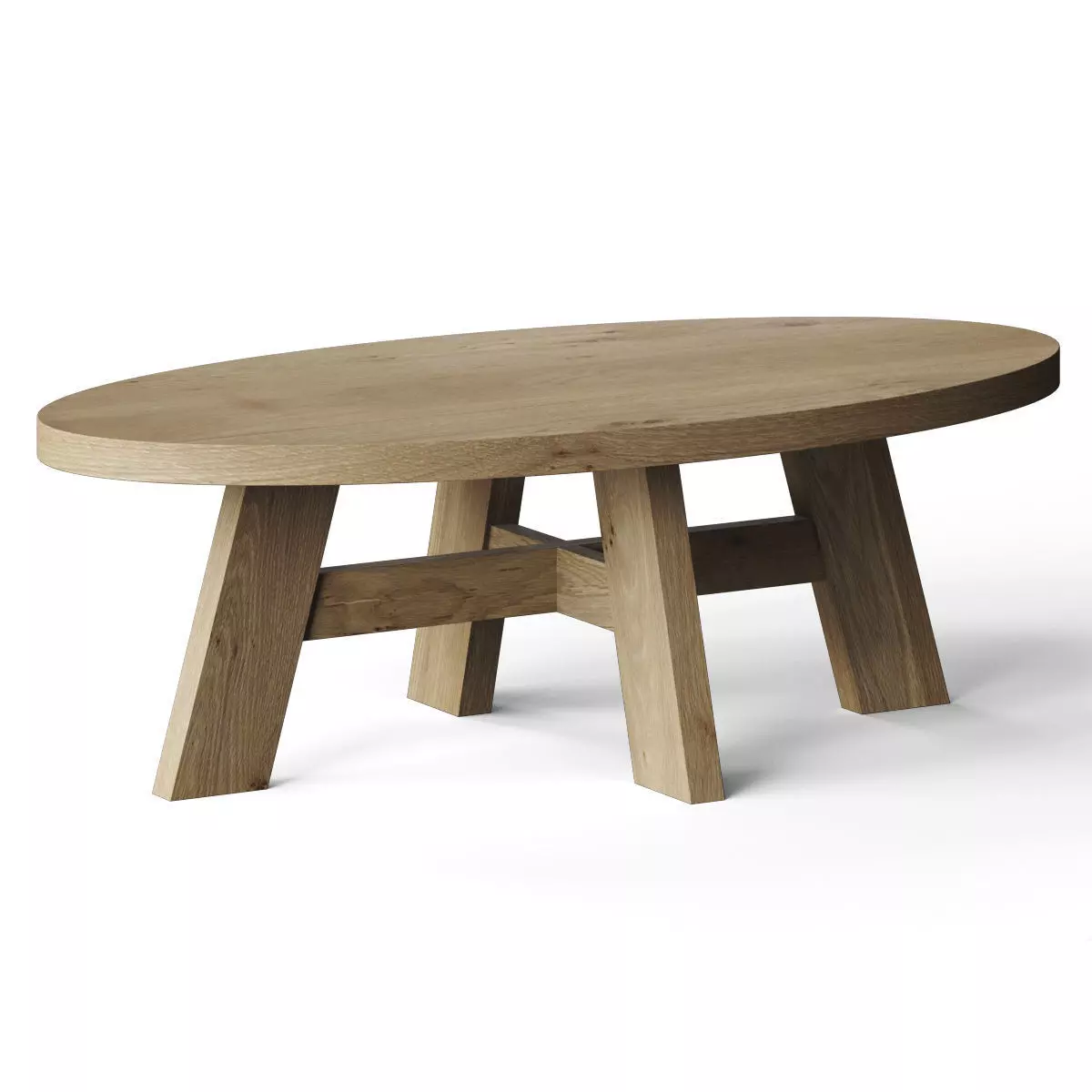 Wiese 4 Legs Coffee Table by The Twillery Co 3D model_0
