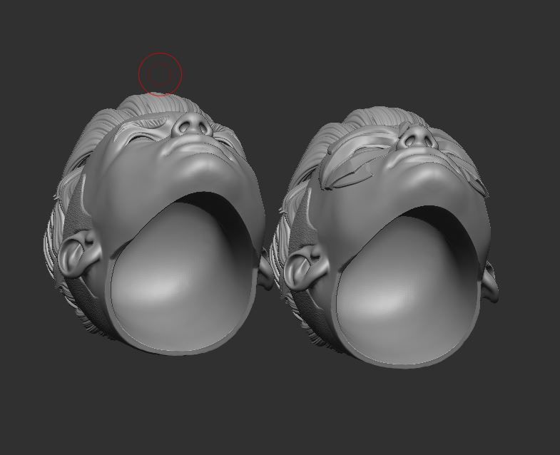 Damian Wayne Headsculpt for Action Figures 3D print model_3