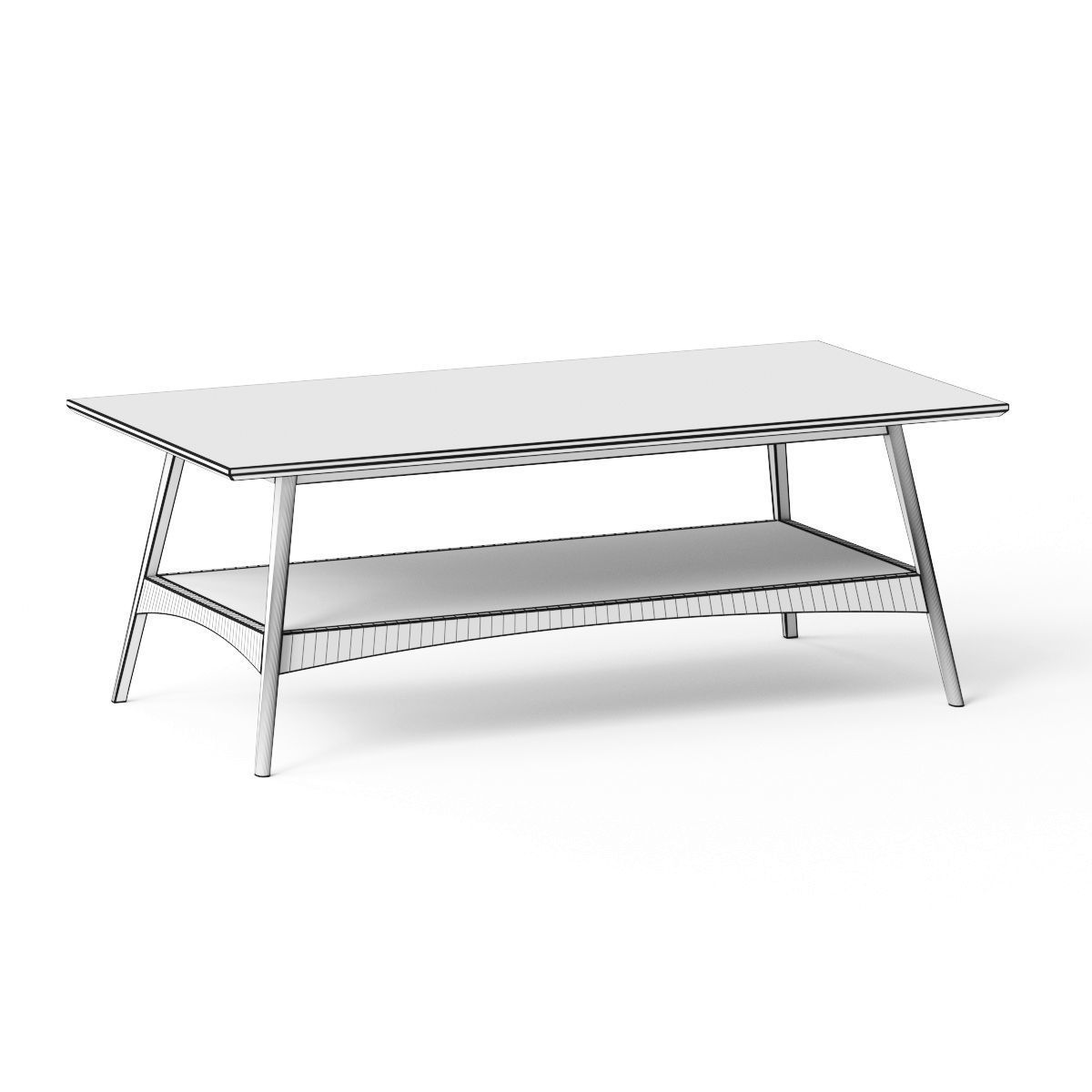 Wayfair Parker Coffee Table with Storage by Madison Park 3D model_2