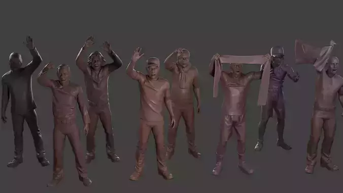 Casual Male Ovation CMO1 Pack1 3D Model Collection