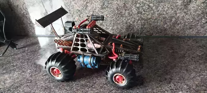 Road Rage RR-012 Mad Max style 3D printable models
