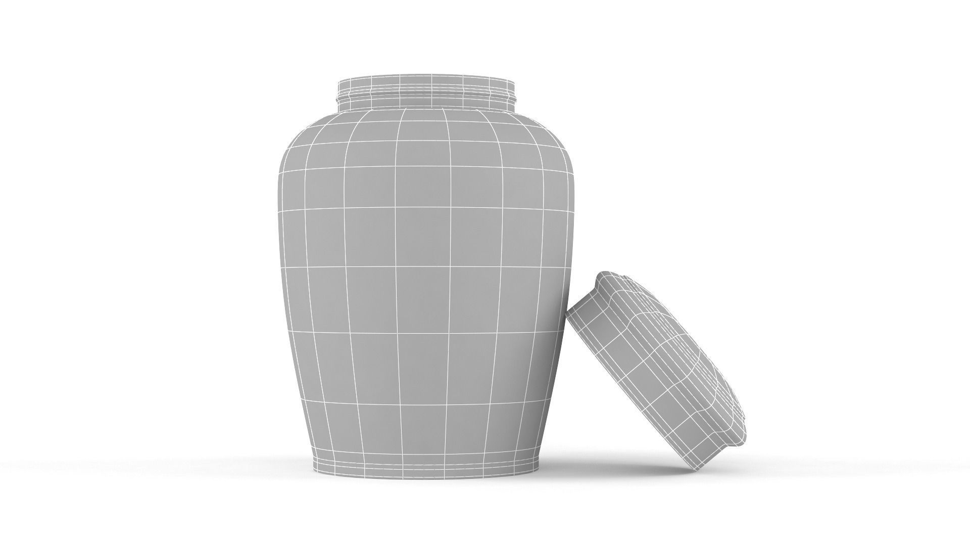 Decorative Urn 3D model_6