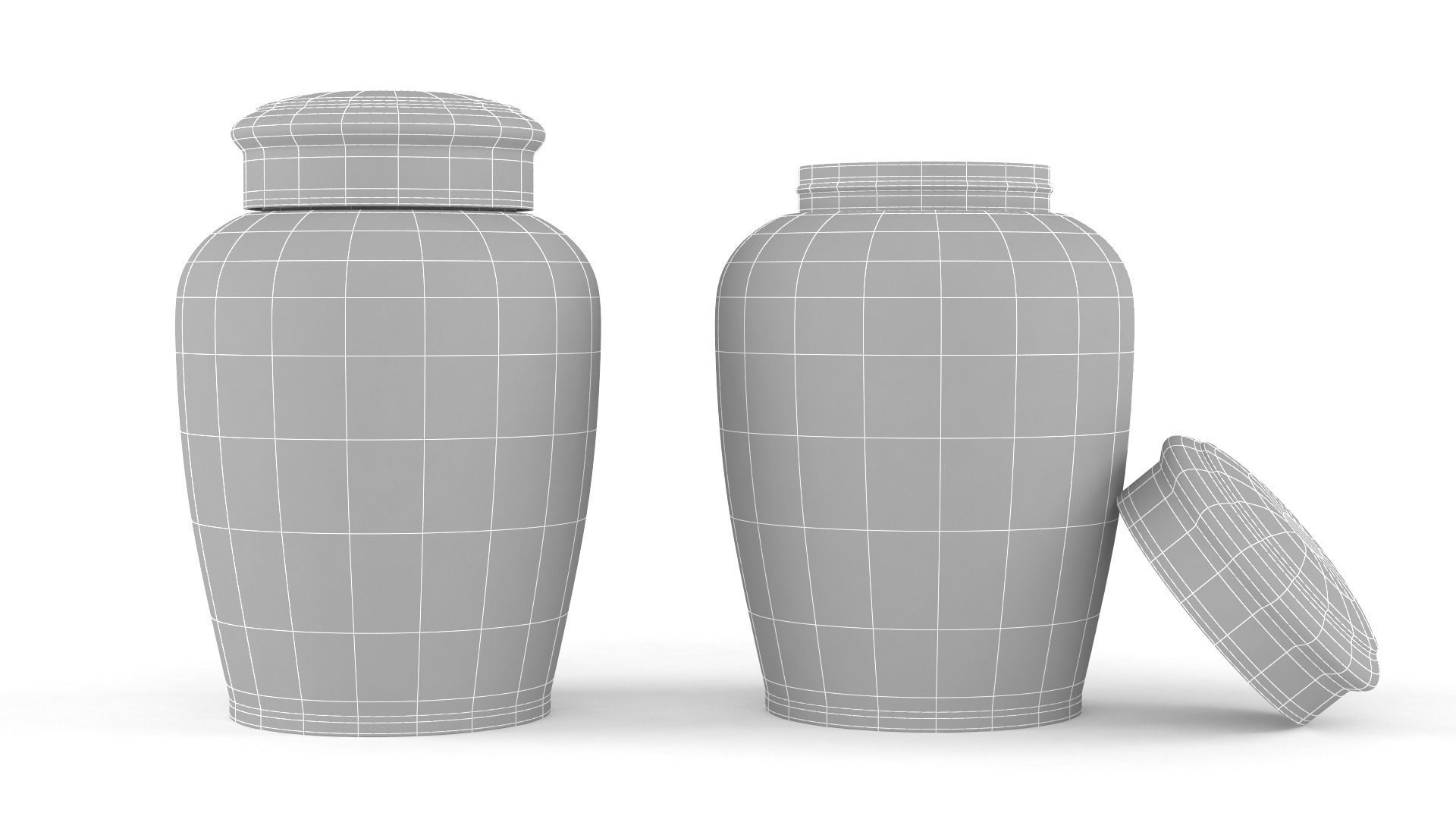 Decorative Urn 3D model_5