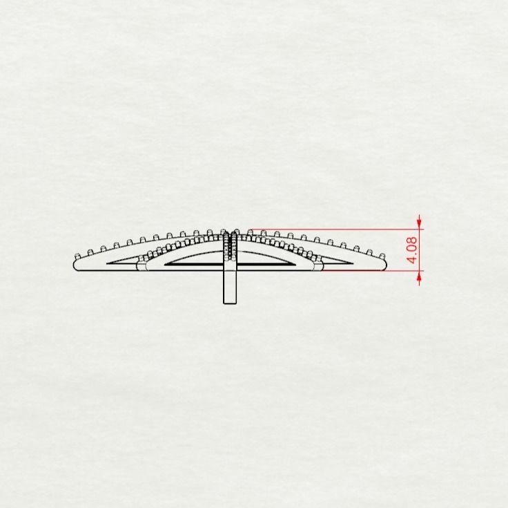 star-diamond-ring 3D print model_16