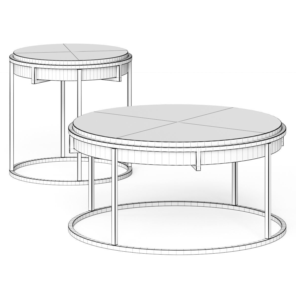 Wayfair Simmerman Coffee Table by Mercury Row 3D model_3