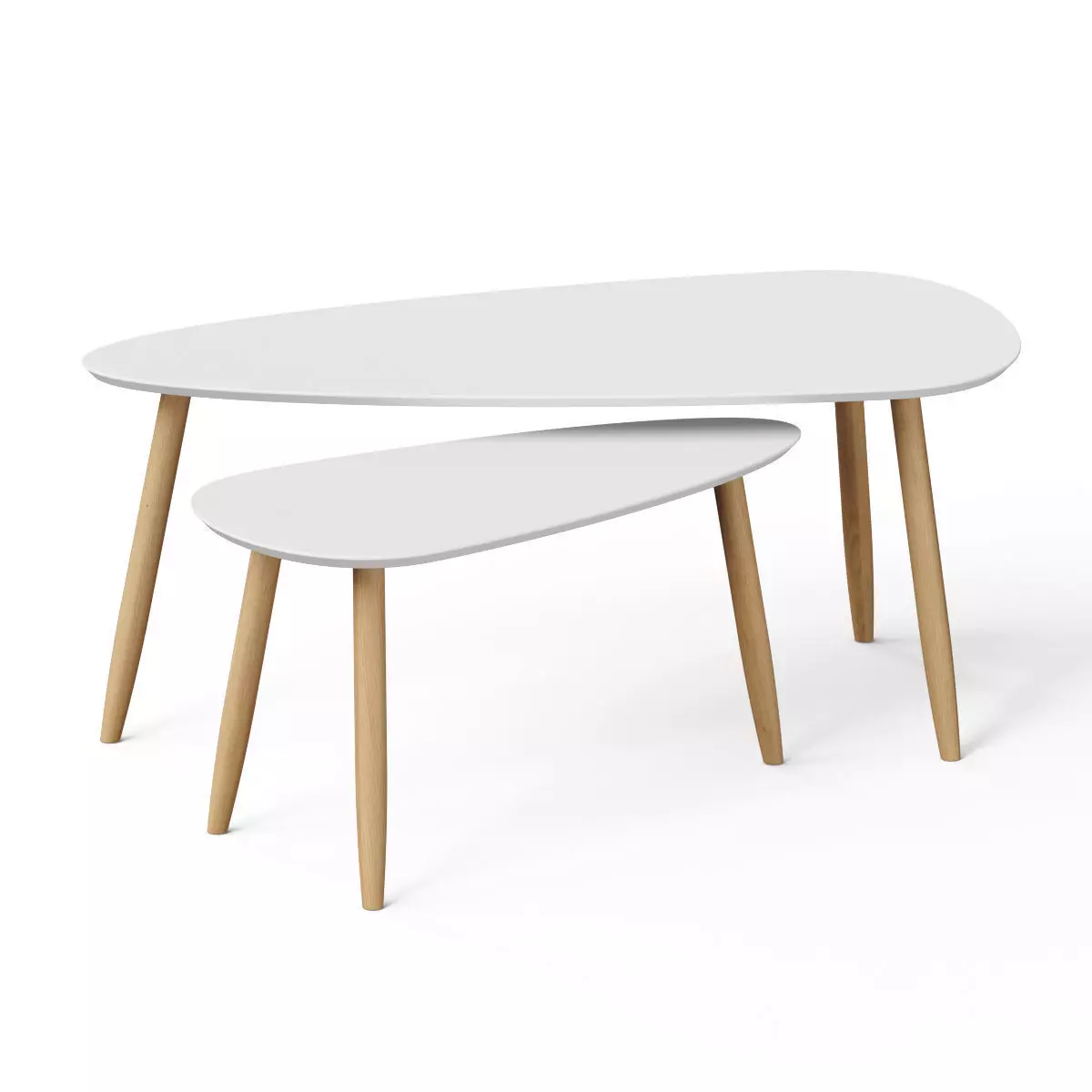 Wayfair Coffee Table Set by Zipcode Design 3D model_0