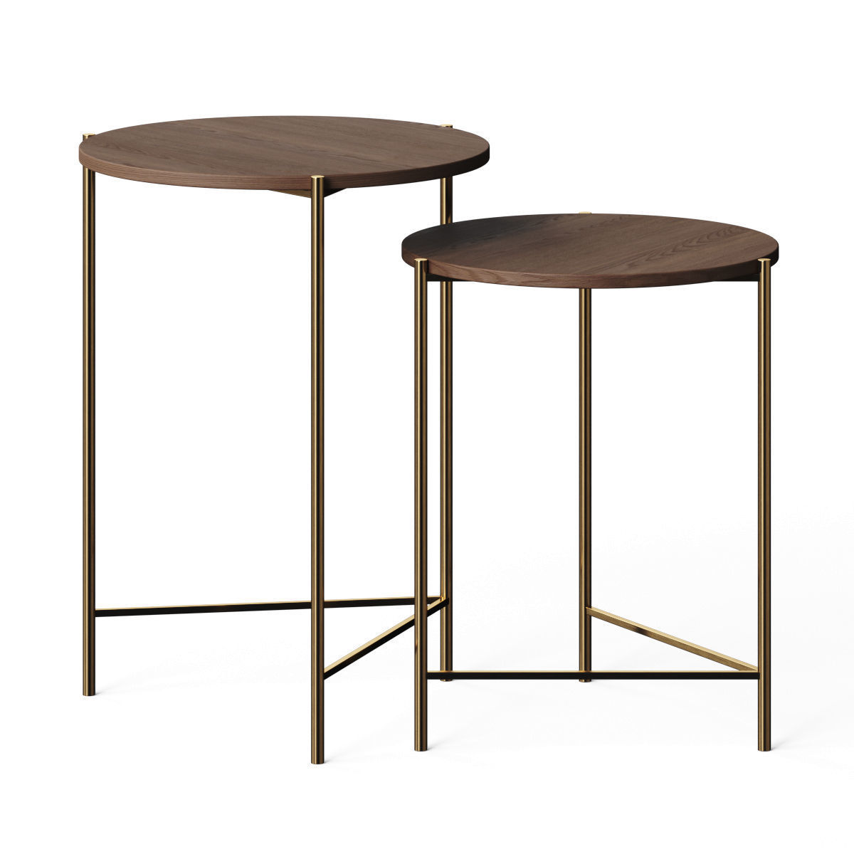 Wayfair Gwynn Tray Top 3 Legs Nesting Tables by Wade Logan 3D model_2