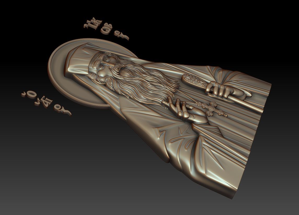 Saint Iakovos Tsalikis 3D print model_10