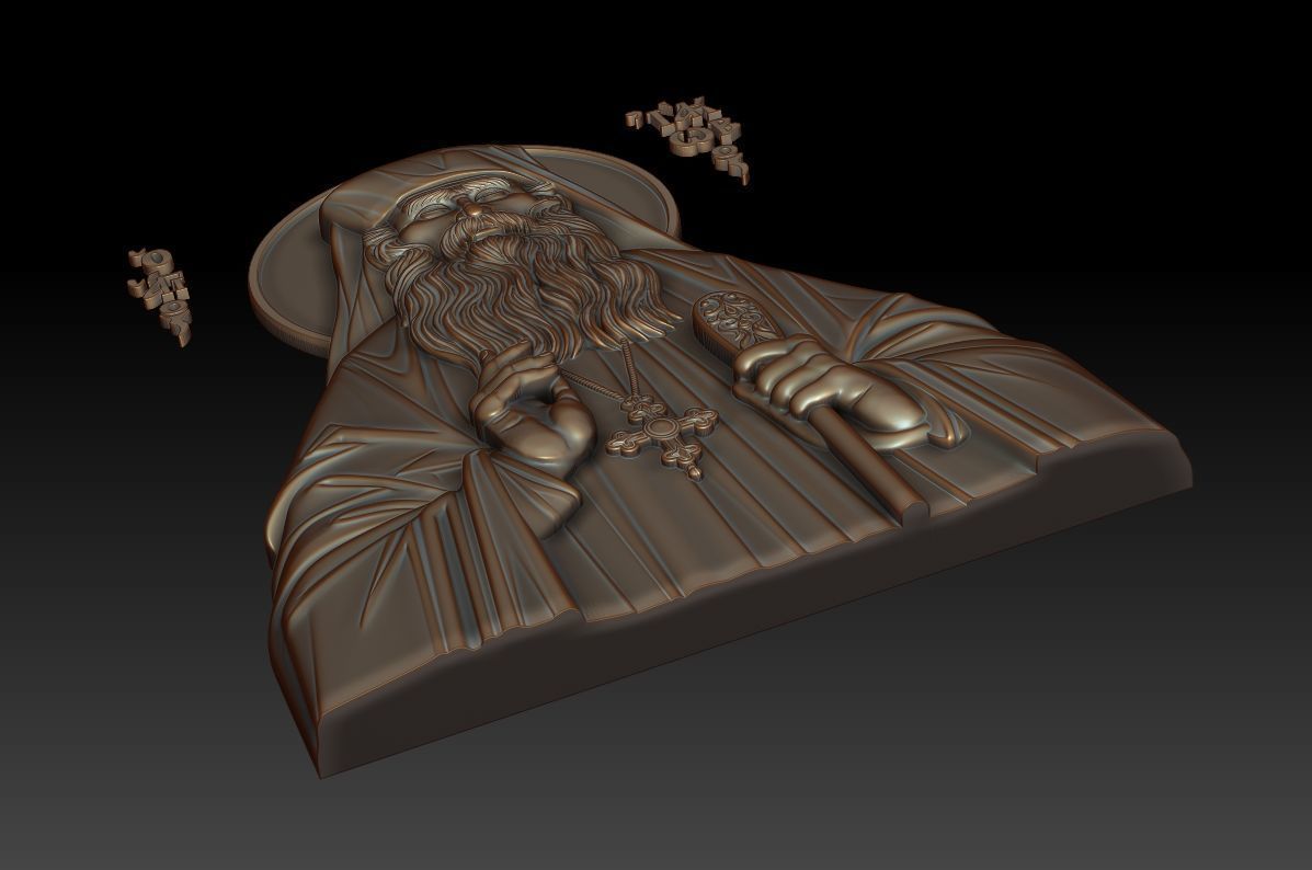 Saint Iakovos Tsalikis 3D print model_11