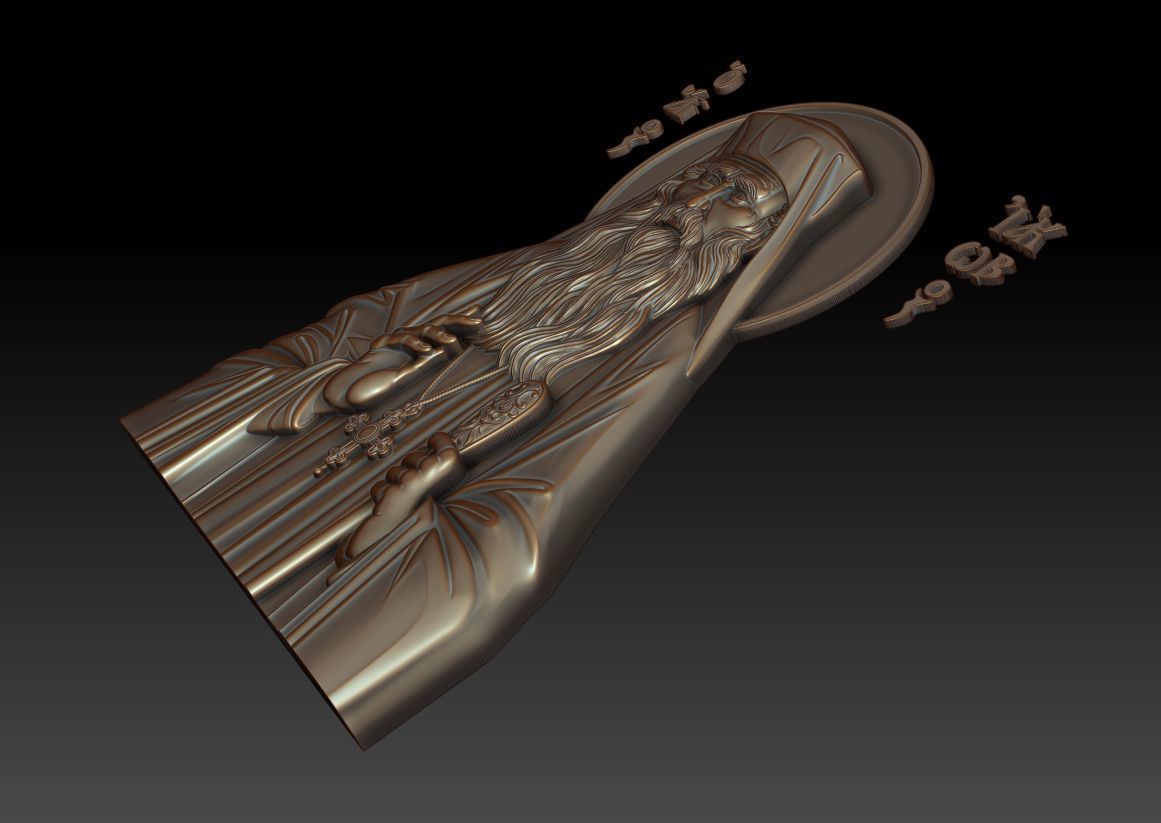 Saint Iakovos Tsalikis 3D print model_12