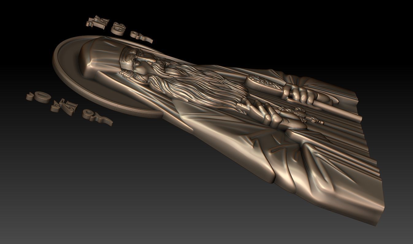 Saint Iakovos Tsalikis 3D print model_1