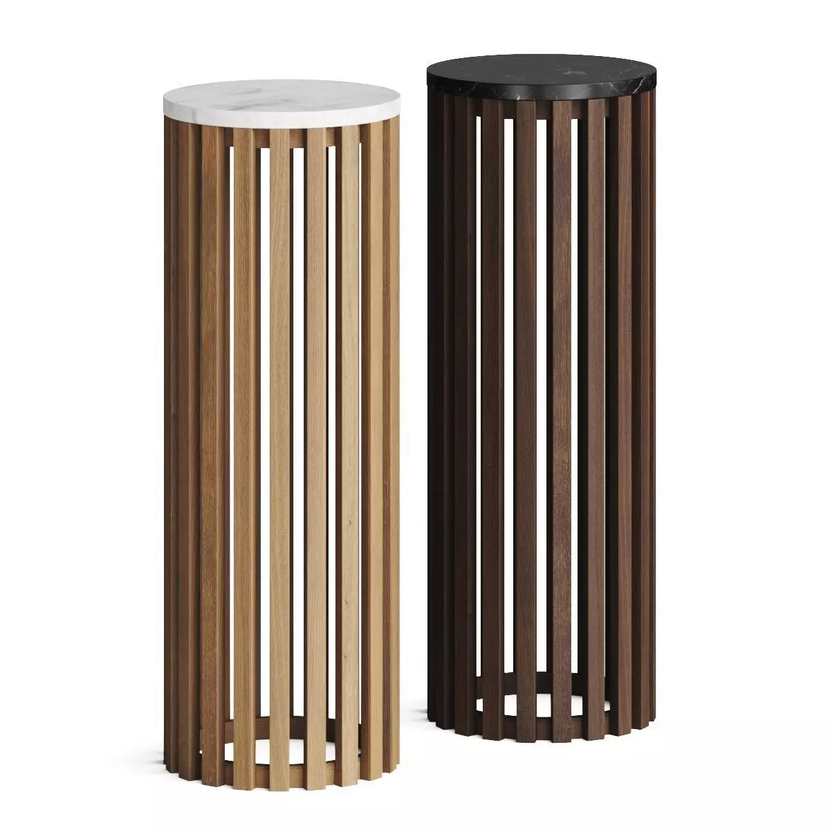 AllModern Heleen Marble Drink Table 3D model_0