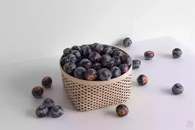 Blueberry 3D model
