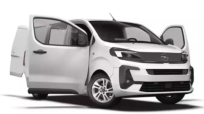 Opel Vivaro Electric Van L1 HQ Interior 2024 3D model