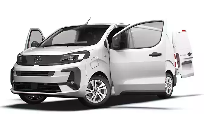 Opel Vivaro Electric Van L2 HQ Interior 2024 3D model