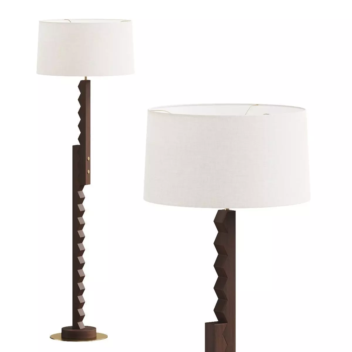 Arteriors Elvis Floor Lamp 3D model_0