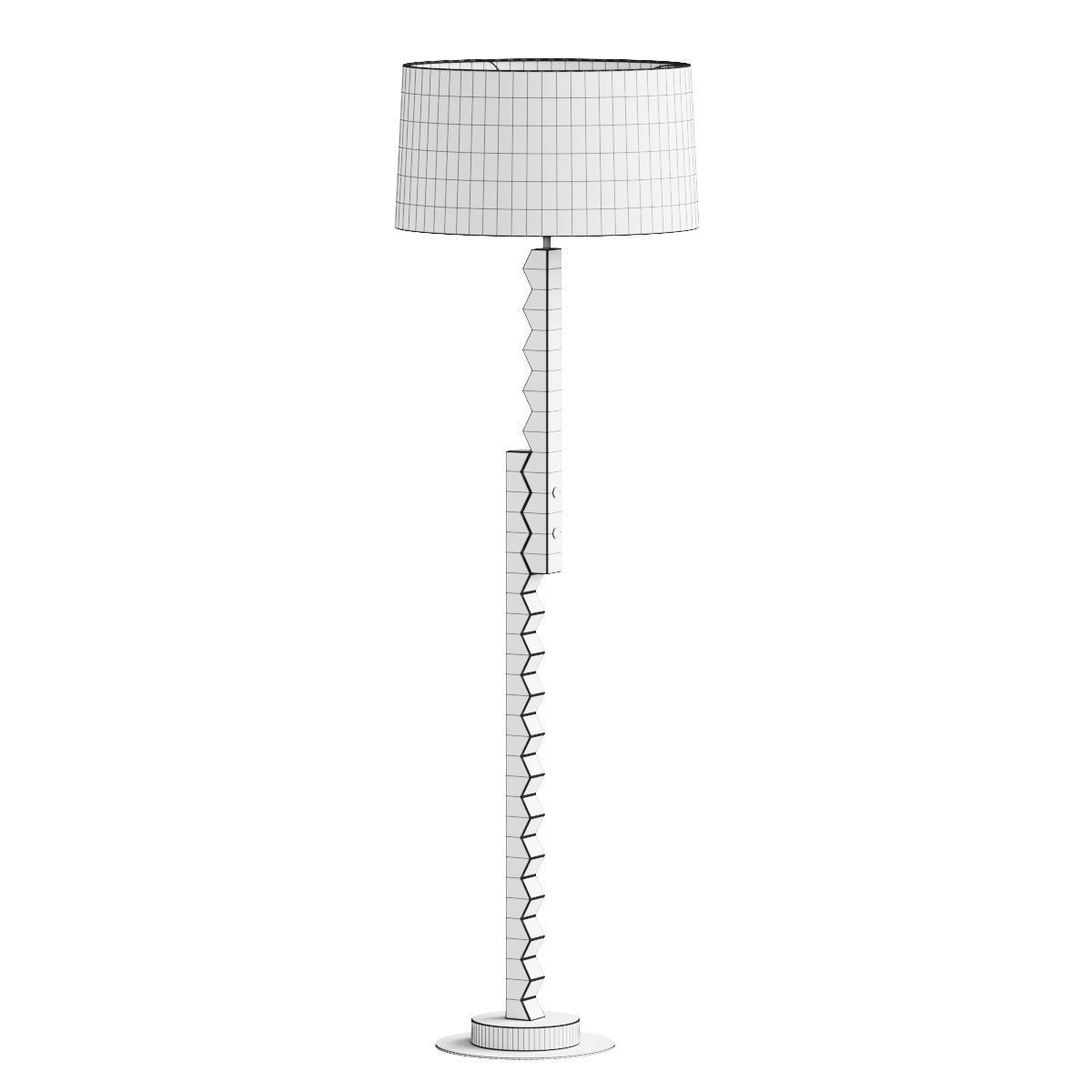 Arteriors Elvis Floor Lamp 3D model_2