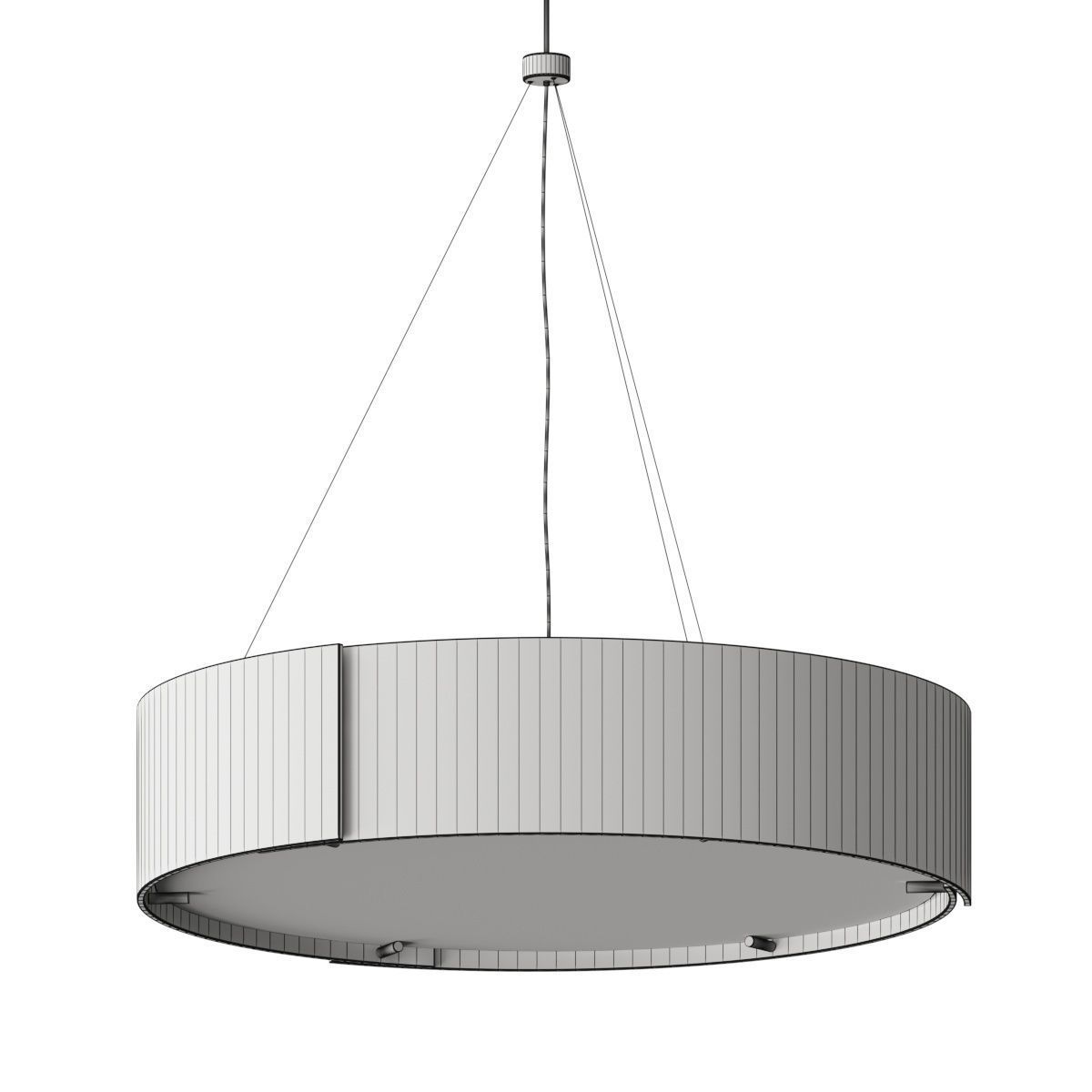 Arteriors Dante Medium Chandelier Pendant Lamp 3D model_3