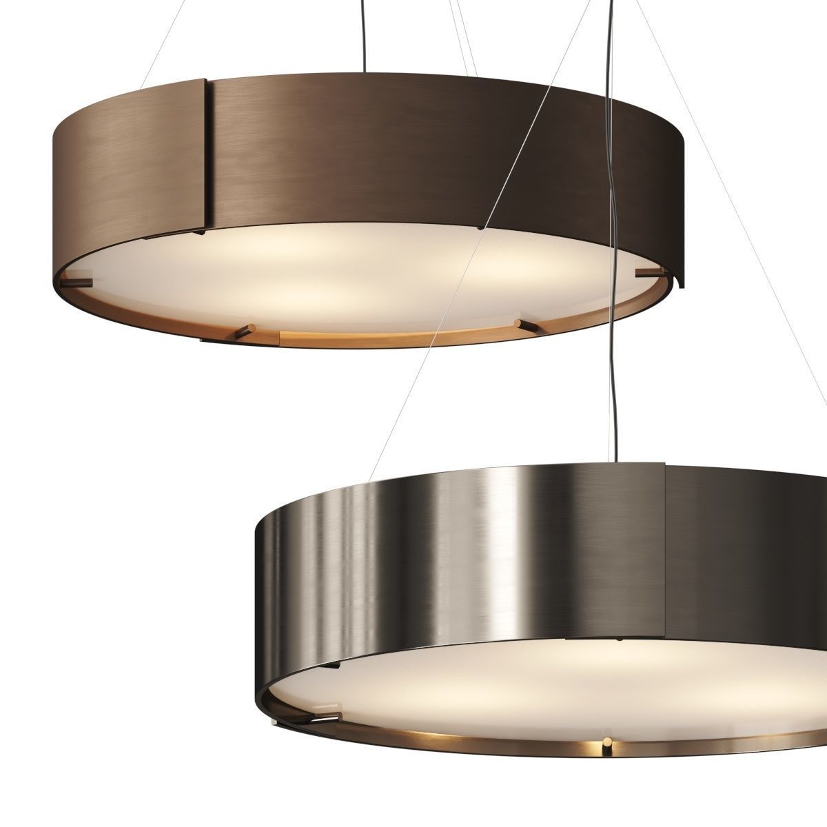 Arteriors Dante Medium Chandelier Pendant Lamp 3D model_1