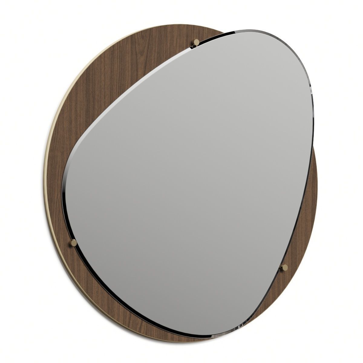 Laskasas Frank Wall Mirror 3D model_1
