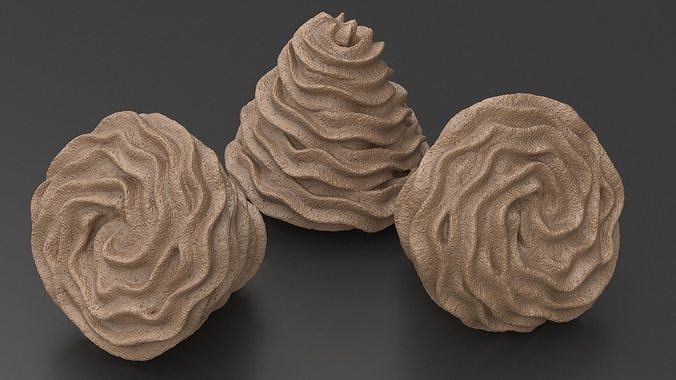 Nutella Whipped Cream 3D model 4