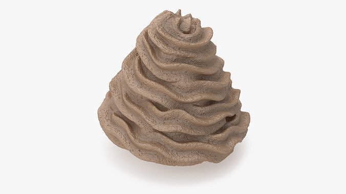 Nutella Whipped Cream 3D model 7