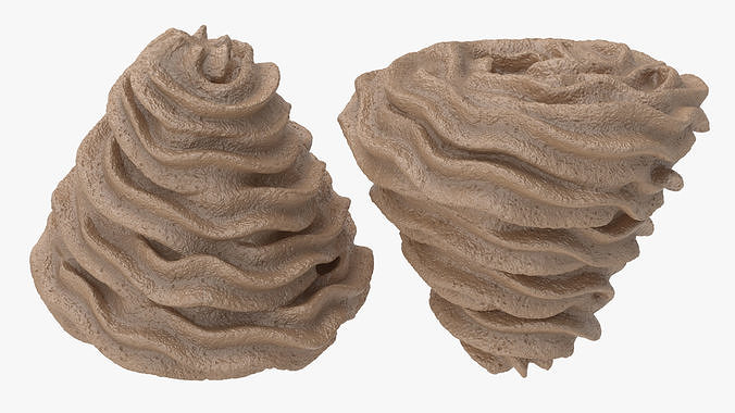 Nutella Whipped Cream 3D model 6