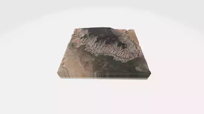 GRAND CANYON - USA - 3D MAP 3D print model