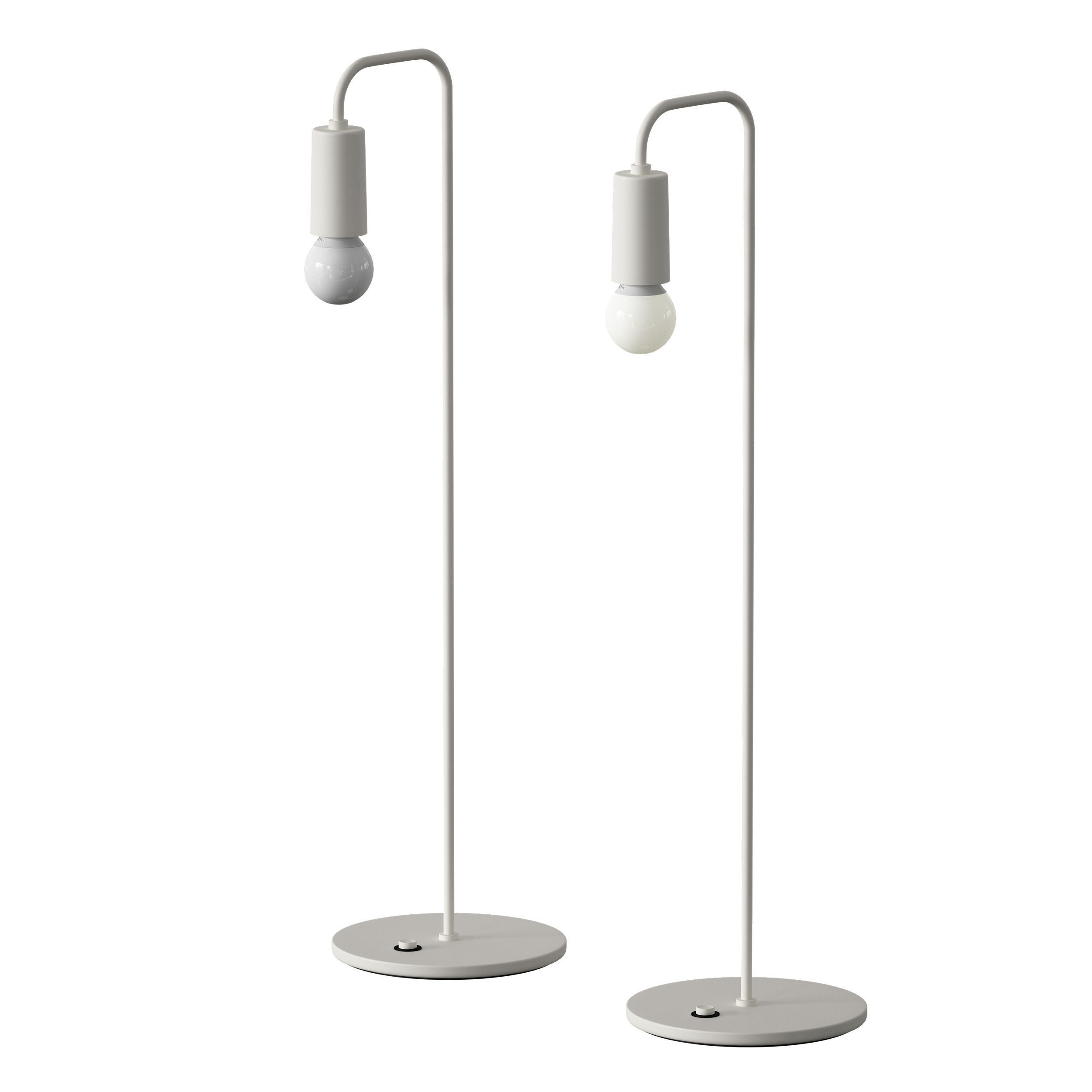 Floor lamp 3D model_4