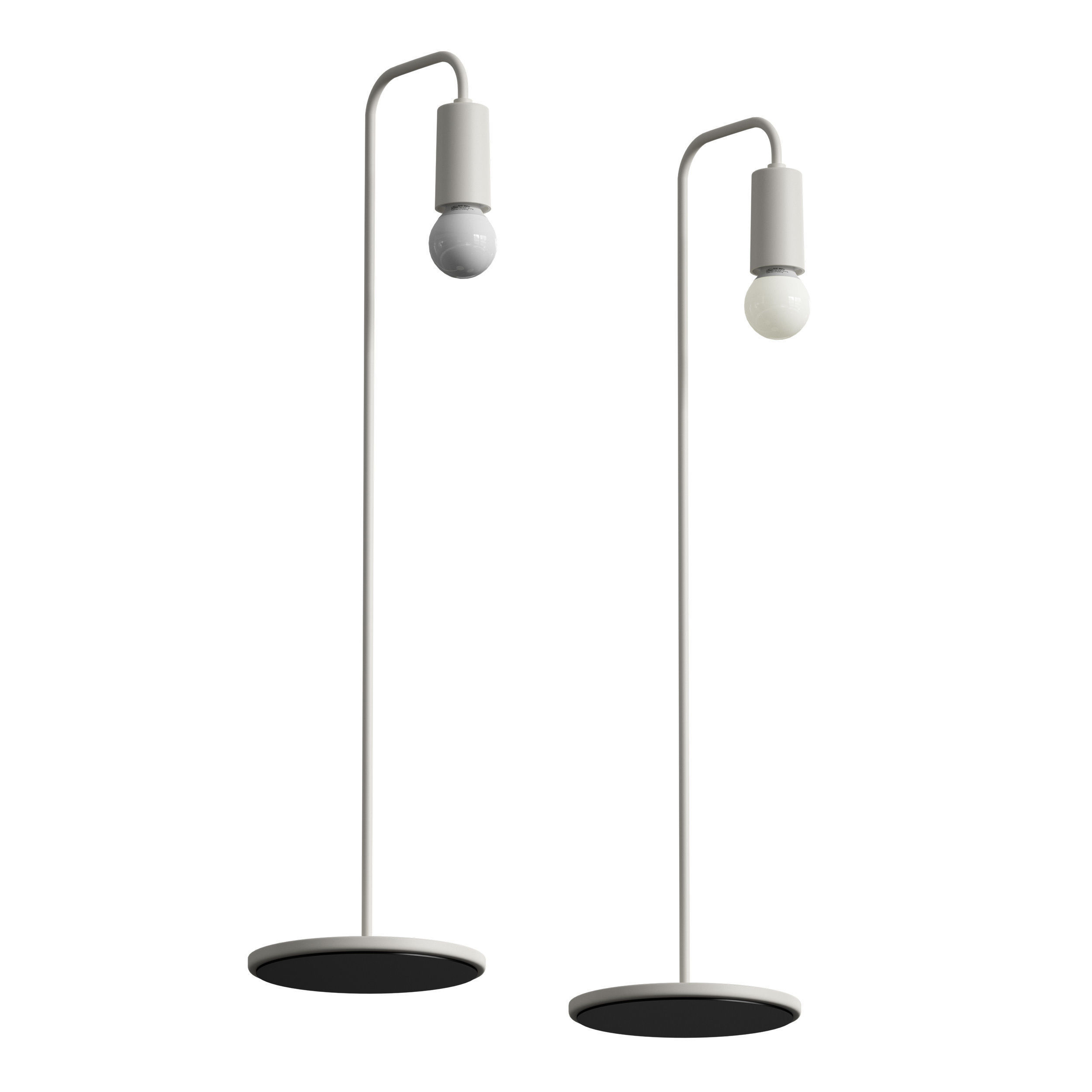 Floor lamp 3D model_1