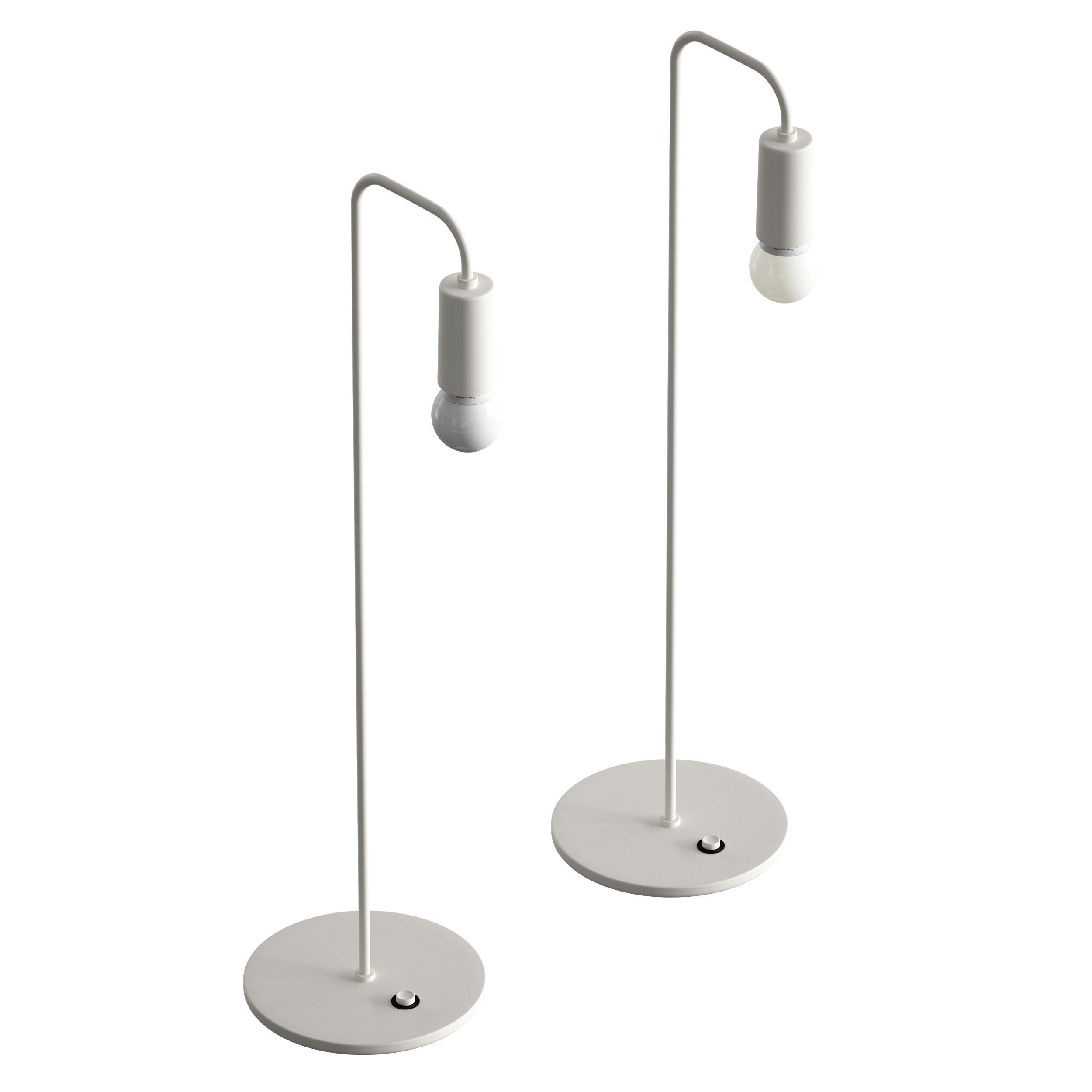 Floor lamp 3D model_2