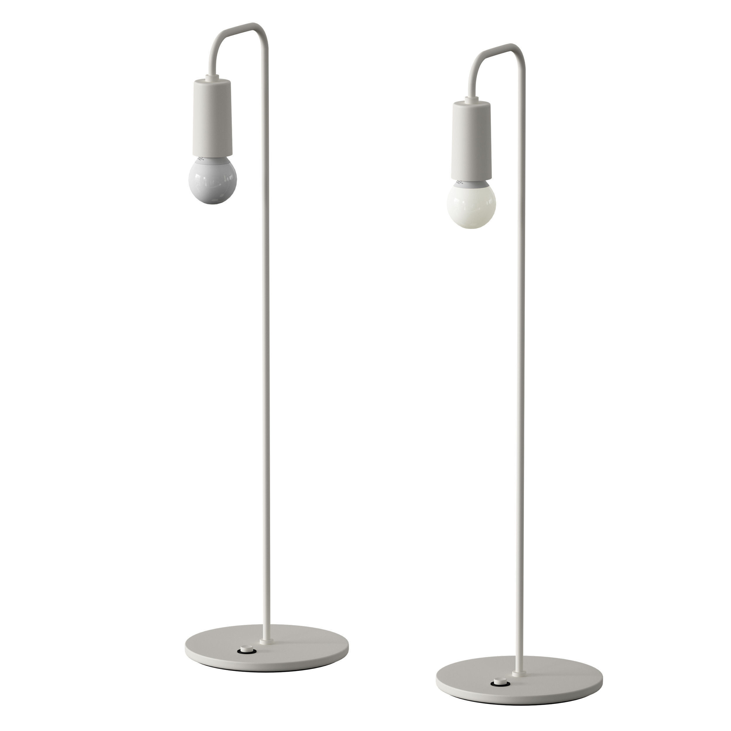 Floor lamp 3D model_3