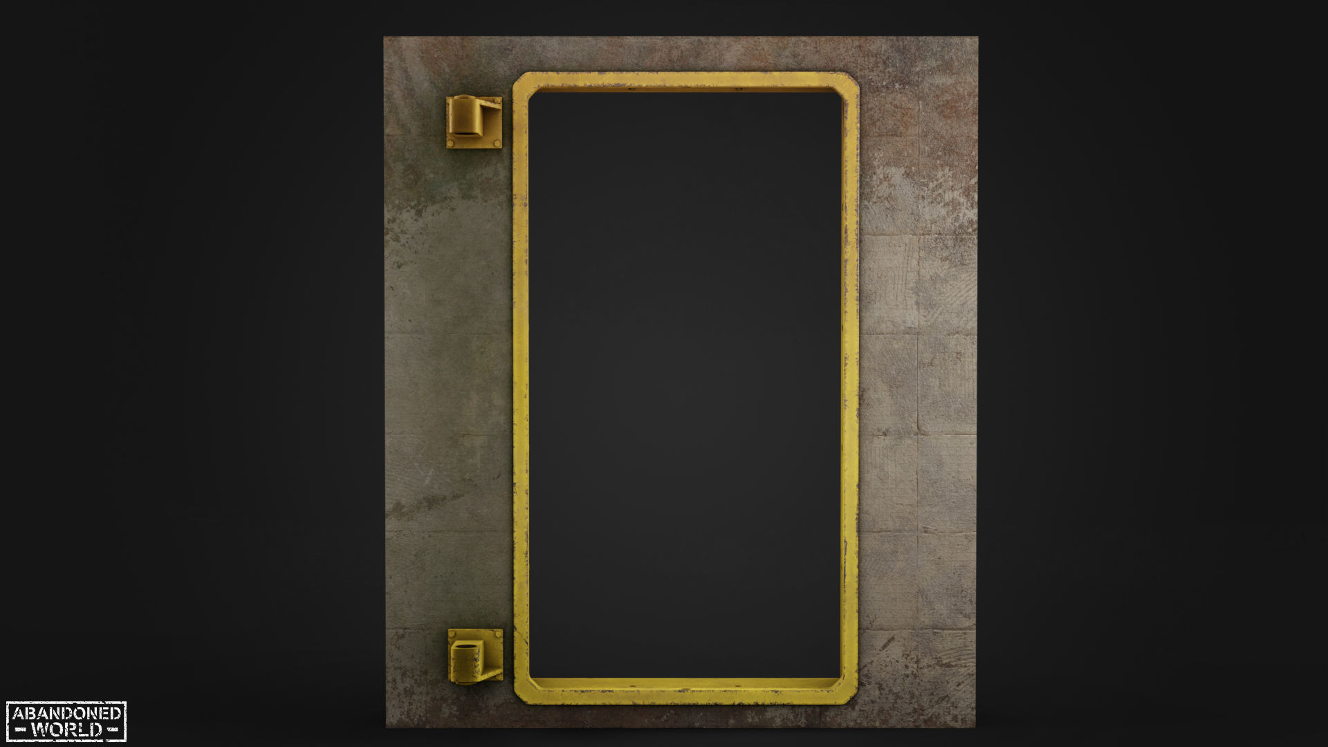 Hermetic Door V Low-poly 3D model_17