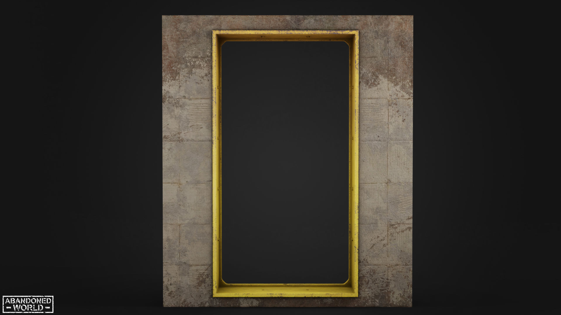 Hermetic Door V Low-poly 3D model_18