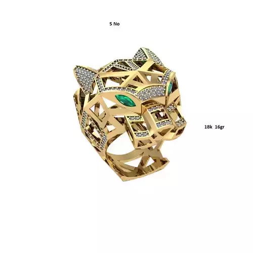 panther ring head panter