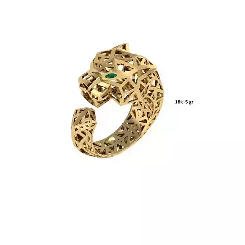panther head ring panter