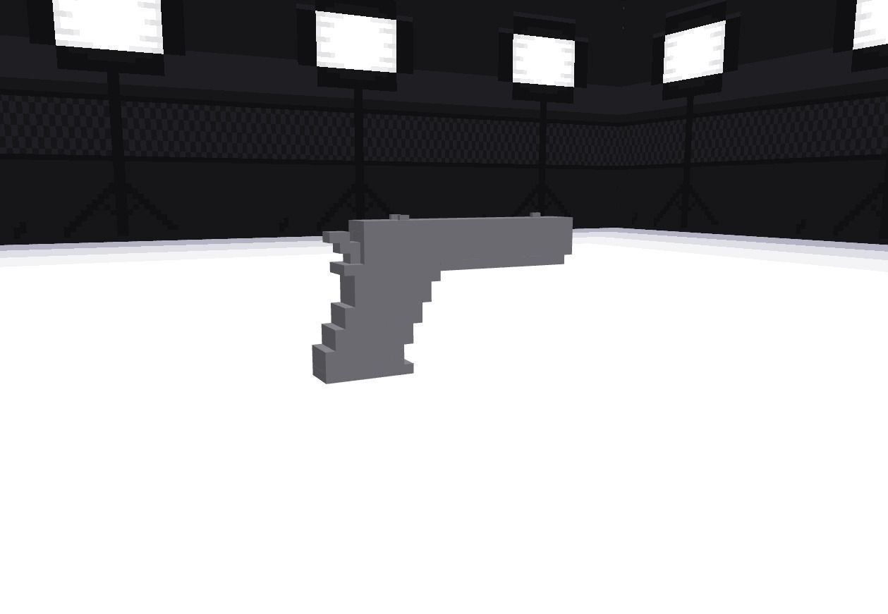 game ready low poly pistol Free low-poly 3D model_5