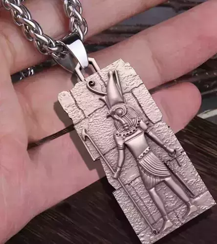 HORUS KING PENDANT  WALL DECORATION ANCIENT EGYPT 3D print model