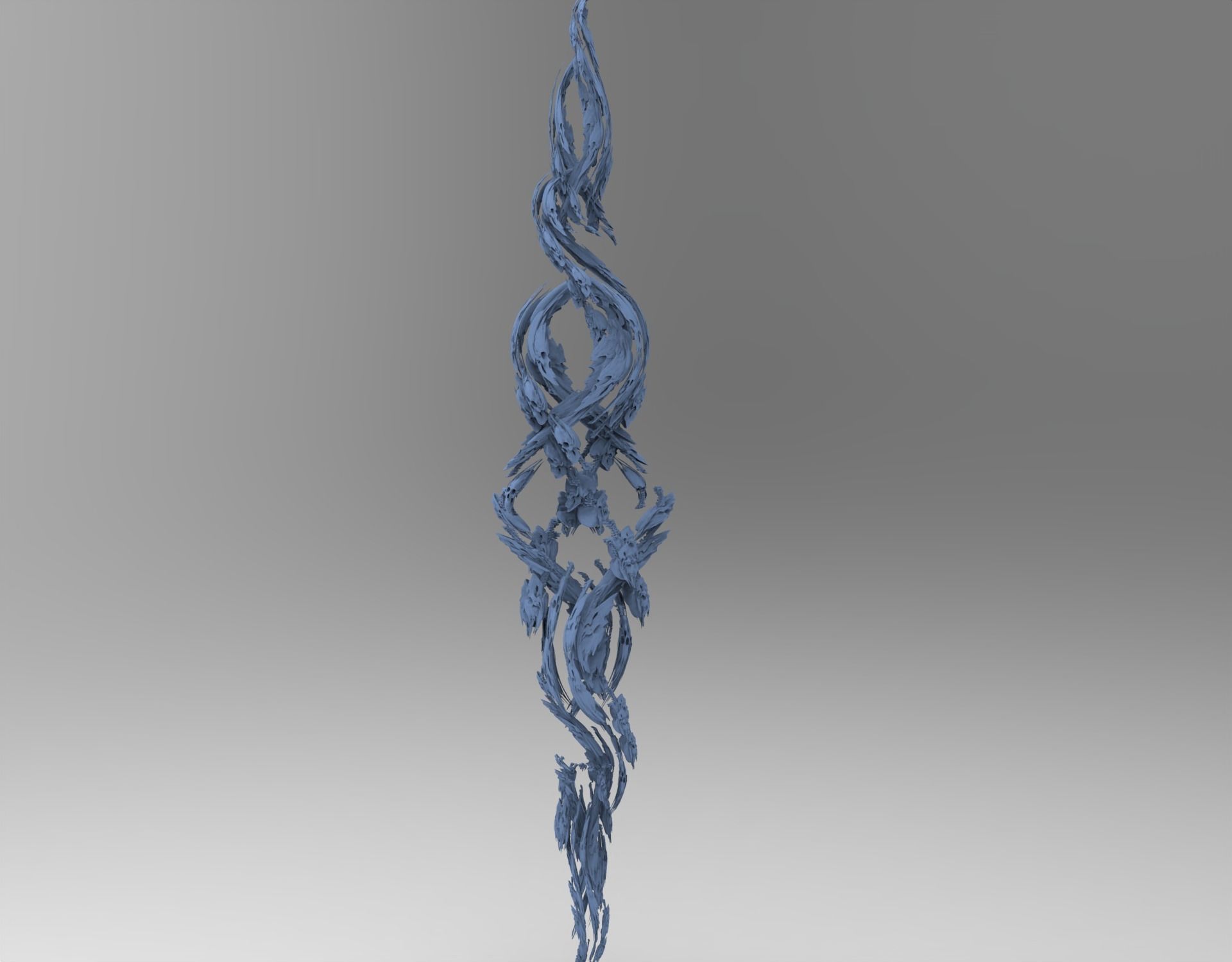 Dantes Purgatory ivy swarms 3D model_2